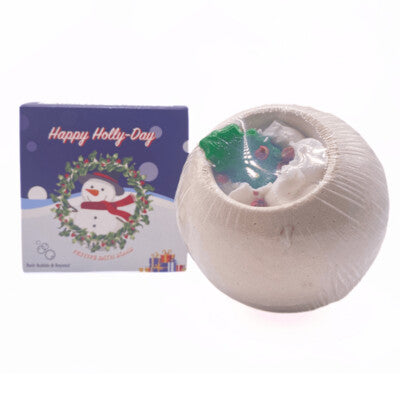 Happy Holly Day Bath Fizzer