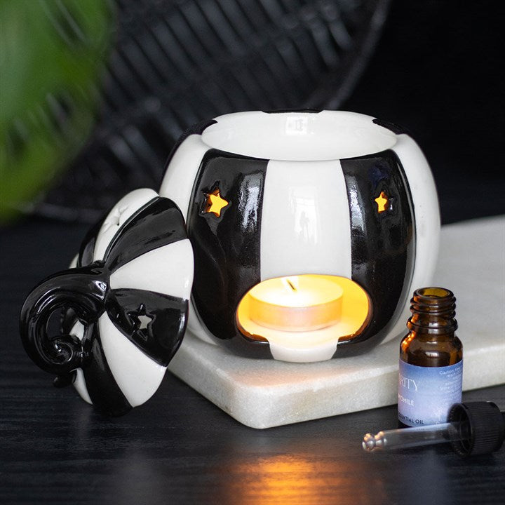Striped Pumpkin Oil Burner