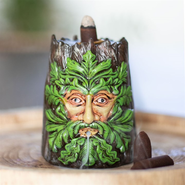 Spirit of the Trees Green Man Backflow Burner