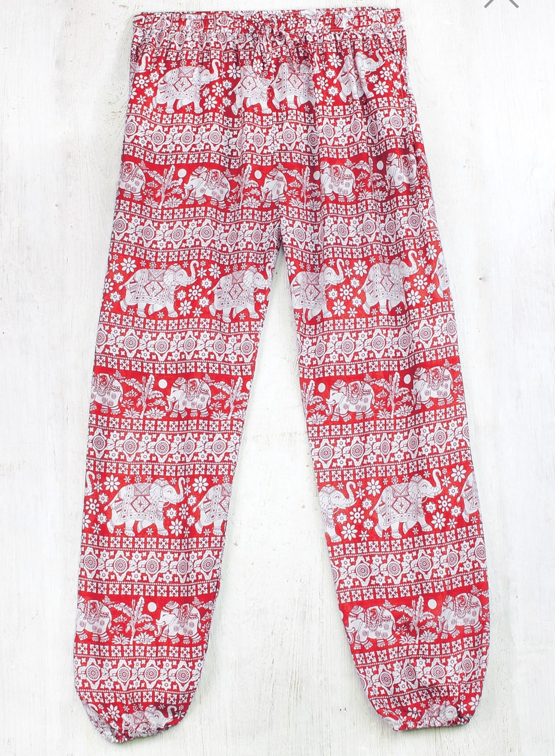 Elephant Print Harem Trousers