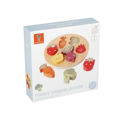 Happy Veggies Shape Sorter Puzzle