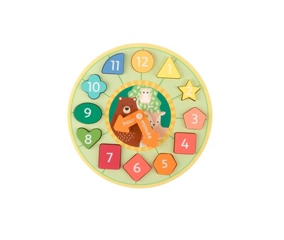 Woodland Clock Shape Sorter