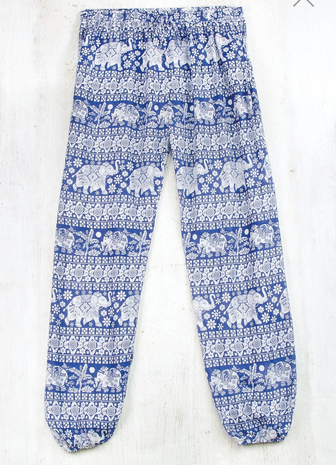 Elephant Print Harem Trousers