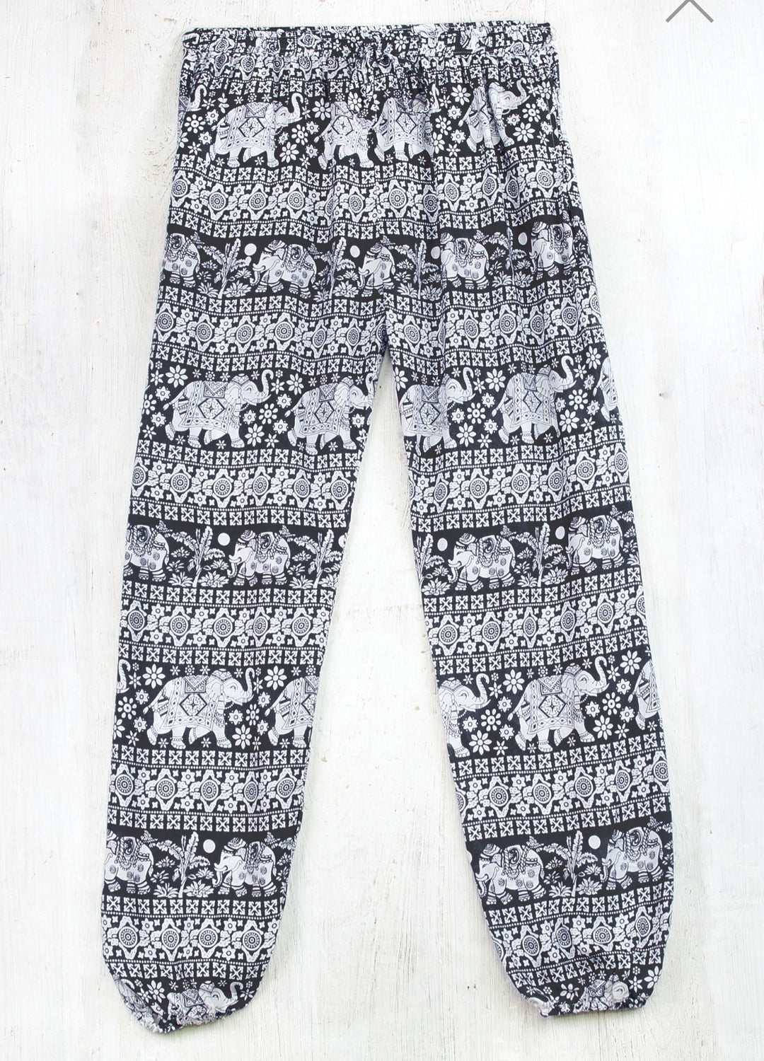 Elephant Print Harem Trousers