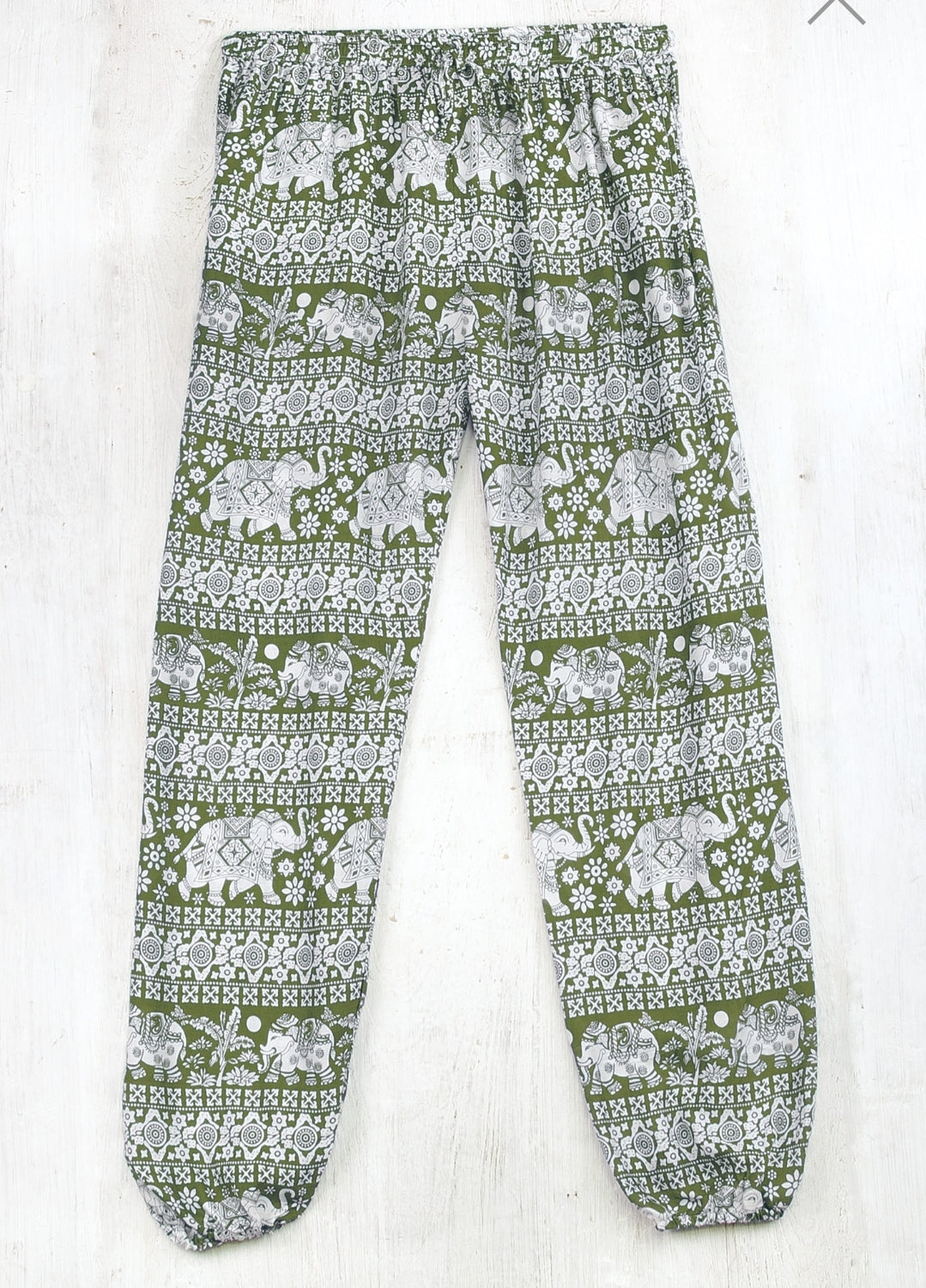 Elephant Print Harem Trousers