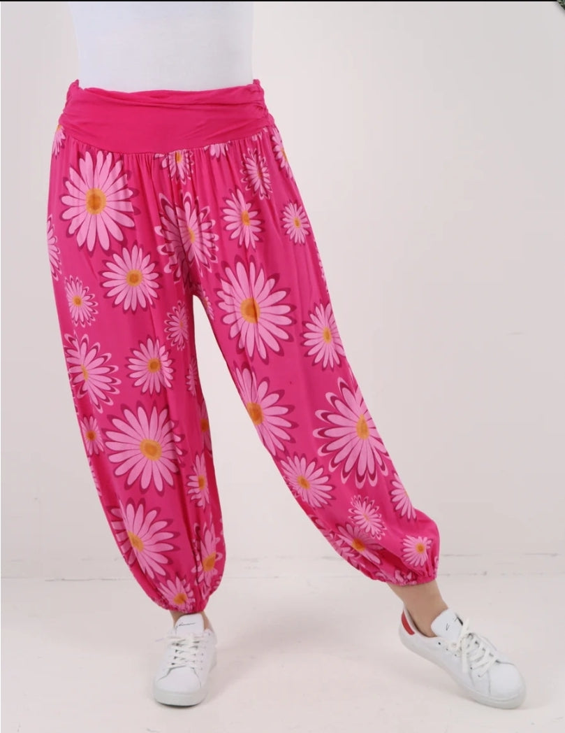 Daisy Print Harems