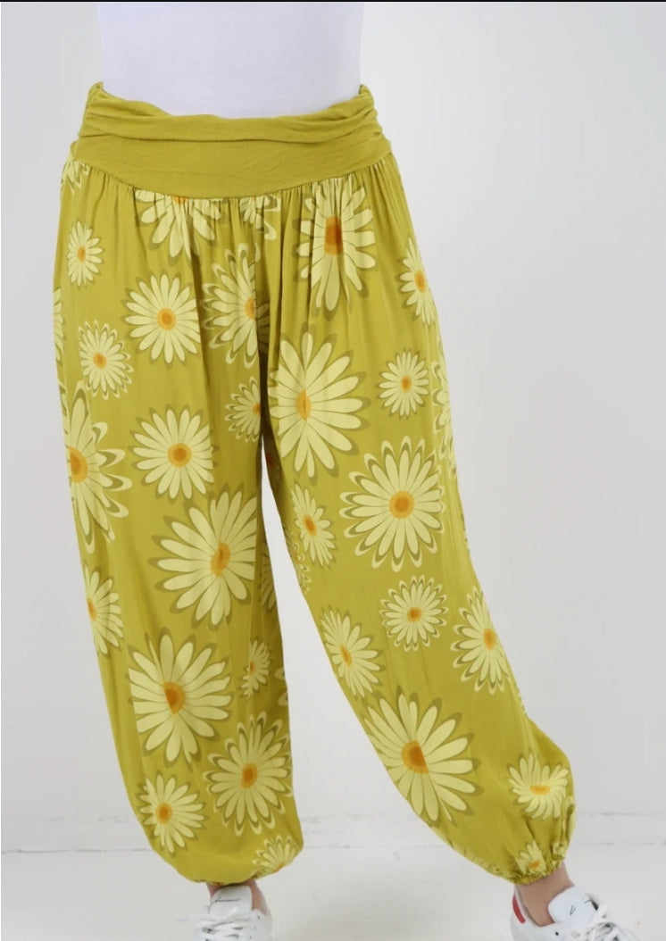 Daisy Print Harems