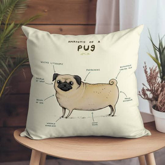 Anatomy of a Pug Cushion