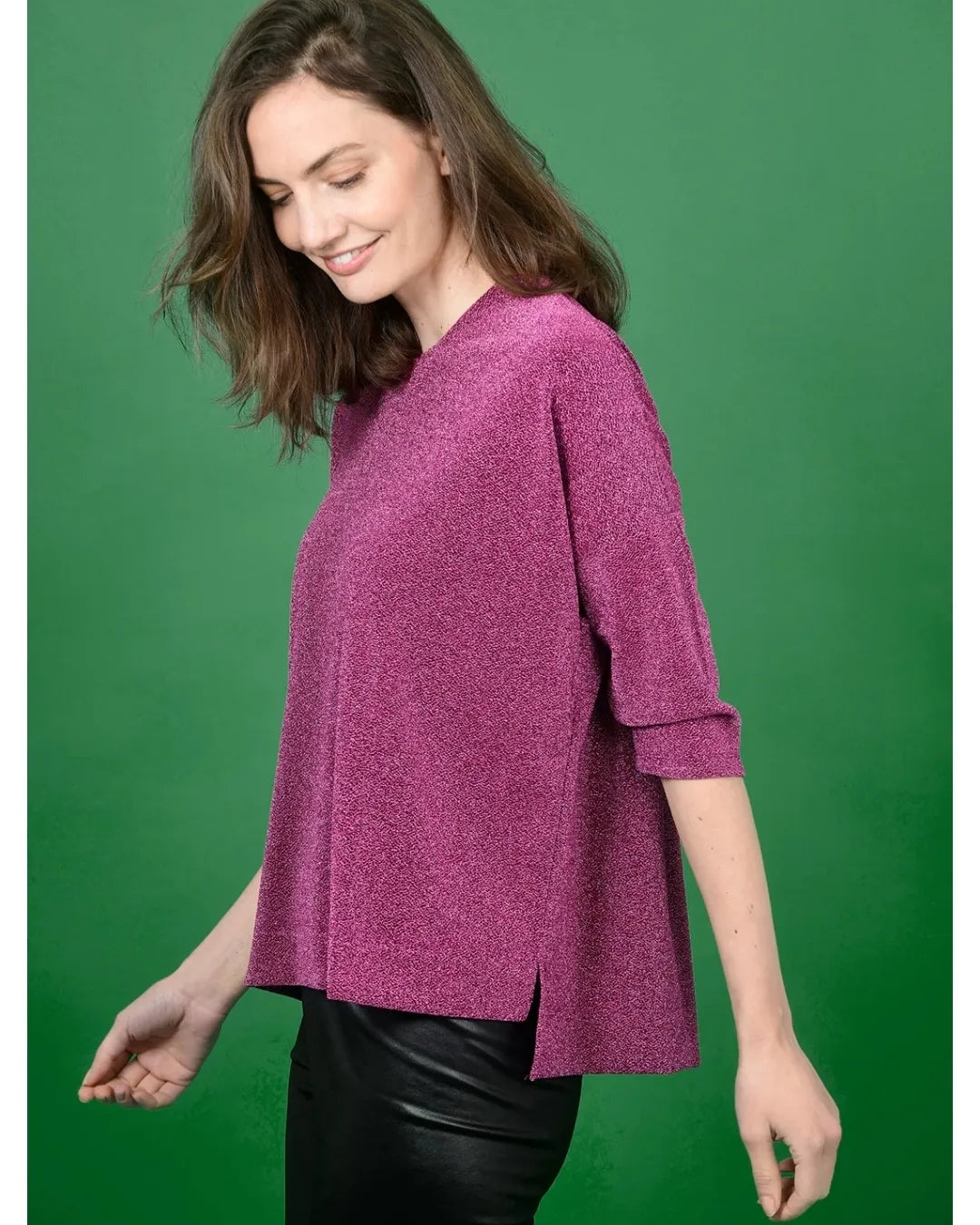 Pink Glitter Top