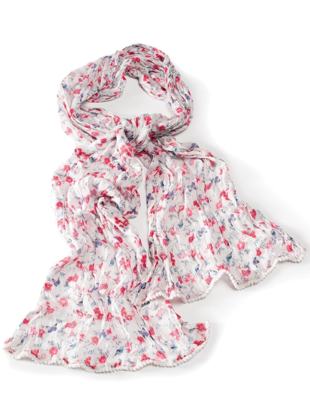 Bird/Butterfly Floral Scarves